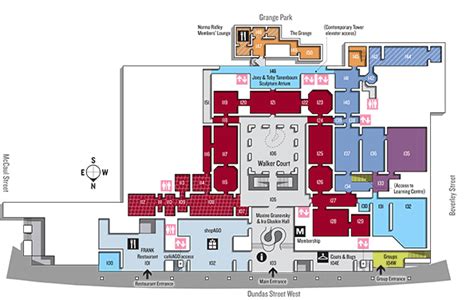 Floorplans Ago Art Gallery Of Ontario Art Gallery Of Ontario