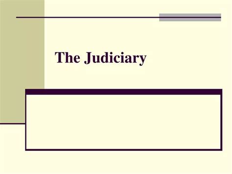 Ppt The Judiciary Powerpoint Presentation Free Download Id6032863