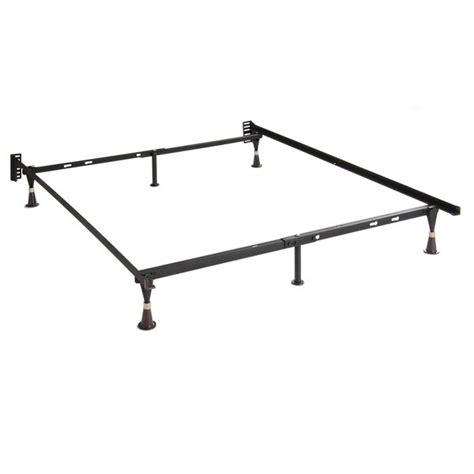 Shop Adjustable Twin Full Glide Leg Steel Bed Frame Free Shipping