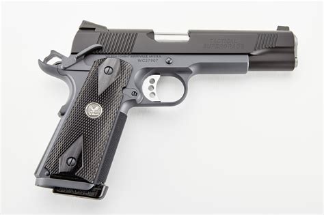 Wilson Combat Tactical Supergrade 1911 5 8rd Pistol Black Grey