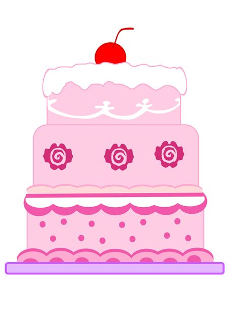 Pink Cake Clip Art Clip Art Library