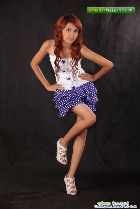 New Face Model Myint Moe Thiri Khin In Pretty Mini Dress