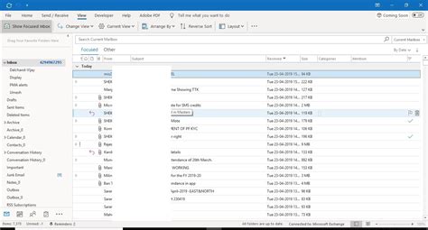 Outlook Inbox Showing 4294 Million Unread Mails Microsoft Community