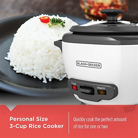 Black Decker Uncooked Rice Cooker Cup White Pricepulse