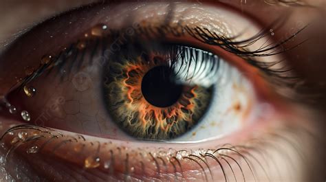 Close Up Image Of An Orange Eye Background Pictures Of Eye Styes