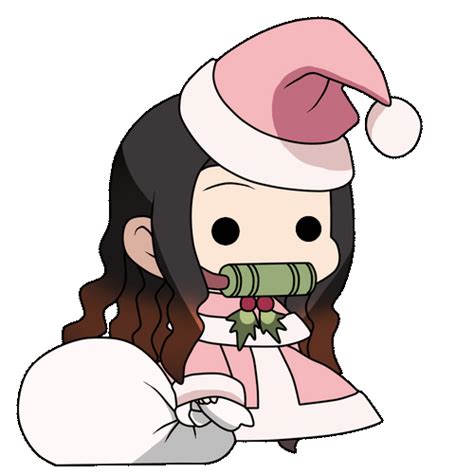 Nezuko Cute Christmas Chibi 