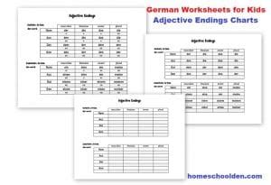german worksheets  kids homeschool den