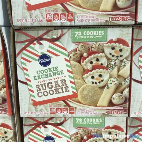 No measuring or mixing required with quick and easy pillsbury cookie festive and fun christmas tree image. Pillsbury Cookie Exchange Ready to Bake Sugar Cookies ...
