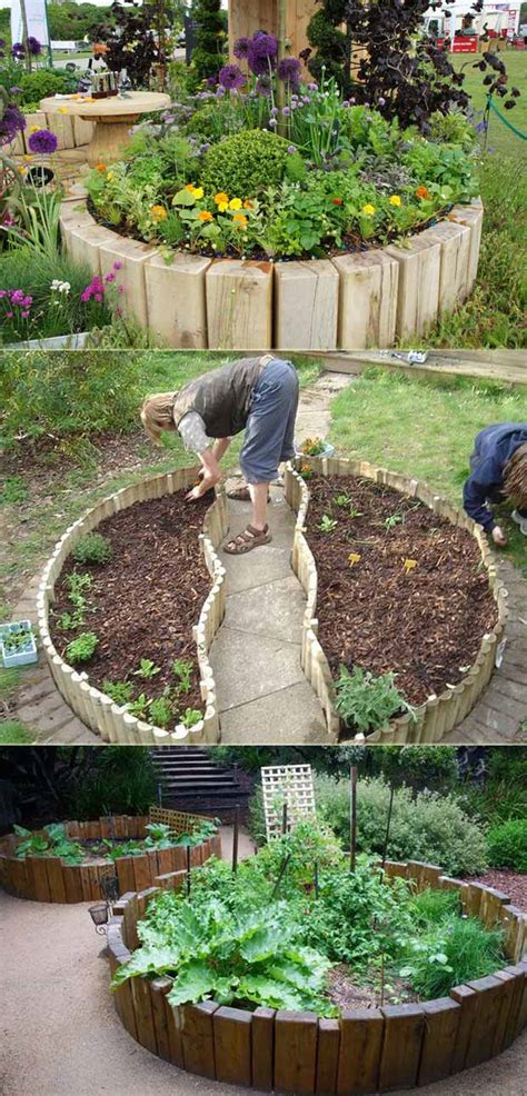 Top 19 Cool Ideas To Create A Round Garden Bed With Recycled Things