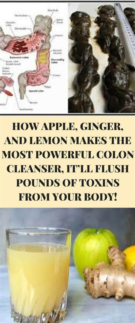 Very Efficient Colon Cleansers Like Applegingerand Lemon Can Flush