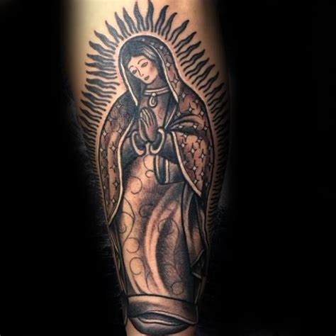 50 Guadalupe Tattoo Designs For Men Blessed Virgin Mary Ink Ideas