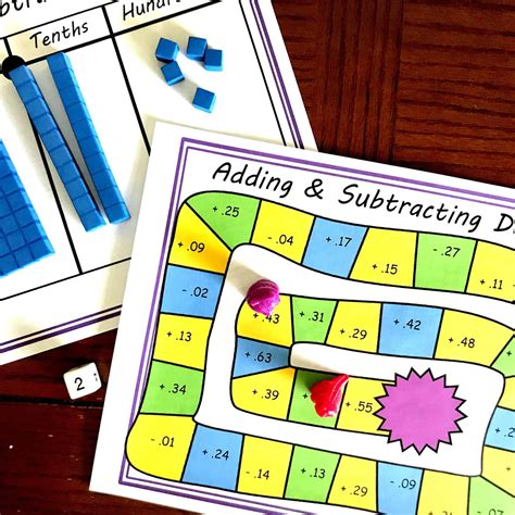 2 No Prep Printable Decimal Games To Introduce Modeling Decimals