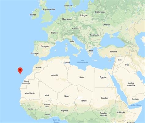 Carte Des îles Canaries Un Bout Dafrique En Espagne