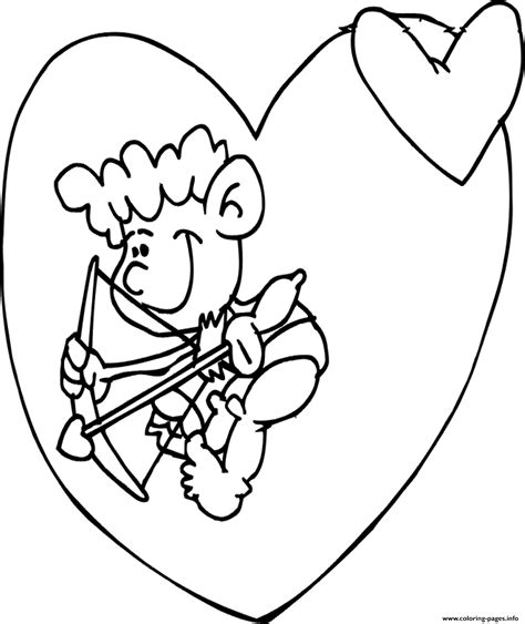 Print and color, then add heart stickers or glitter glue to spice them up. Love And Cupid Valentine S1459 Coloring Pages Printable