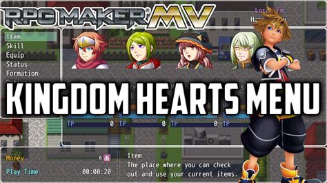 Rpg Maker Mv Plugins Kingdom Hearts Menu By Sumrndmdde