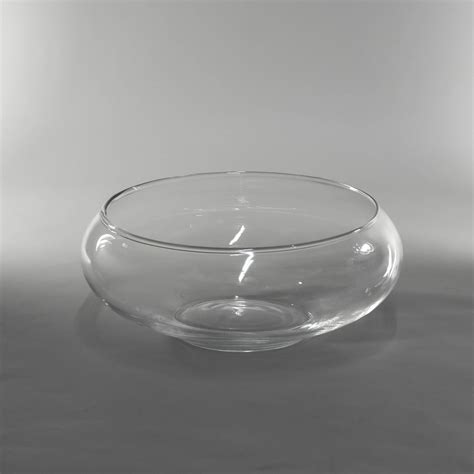 Create a stunning centerpiece in any room of your our decorative bowl centerpieces are large enough to demand attention. 9.5" Glass Lily Bowl Vase | Clear glass vases, Bowl, Glass