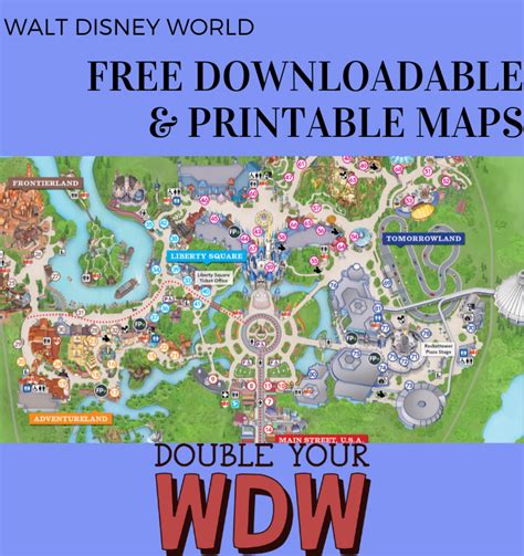 Disney World Map Printable Customize And Print