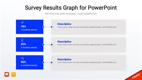 Free Survey Results Graph Powerpoint Template 7 Slides Just Free Slide