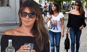 Danielle Lineker Cuts A Glamorous Figure In Off The Shoulder Blouse And