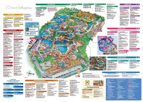 Tokyo disney trip planning guide mouse hacking. Tokyo Disney sea map - Disney sea map (Kantō - Japan)