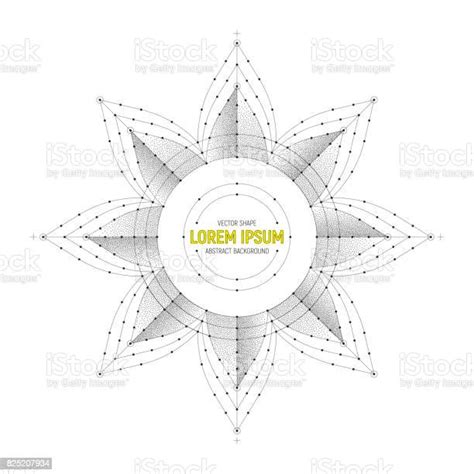 Vector Star Geometric Symbol Art Illustration Stock Illustration
