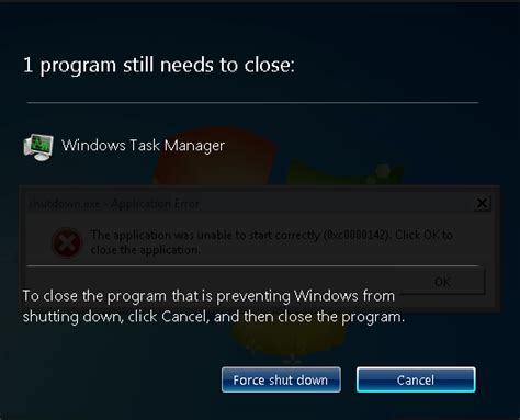 Shutdown Windows 710 Without Prompting Force Shutdown
