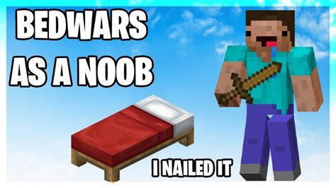 Minecraft Bedwars As A Noob Minecraft Funny Moments Creepergg