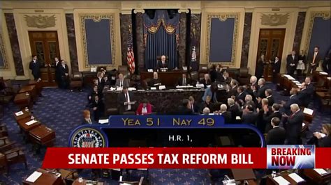 Senate Passes Tax Reform Bill Early Saturday Morning