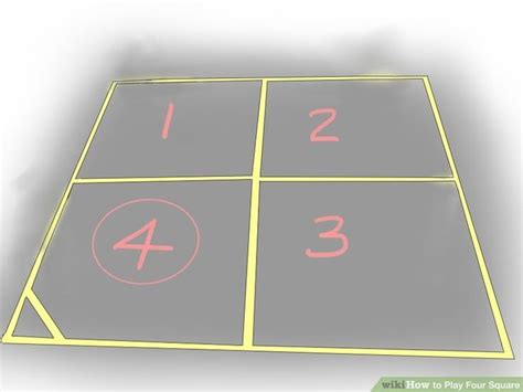 How To Play Four Square Four Square Square Play