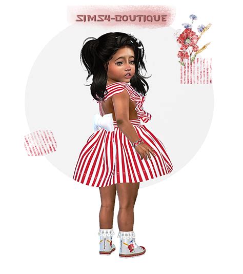 Sims4 Boutique ♔ Designer Set For Toddler Girls Ts4 4 Bambini