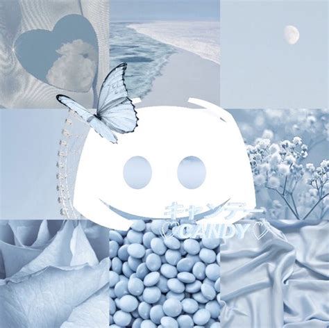 Discord Logo 🤍 Blue Wallpaper Iphone Blue Aesthetic
