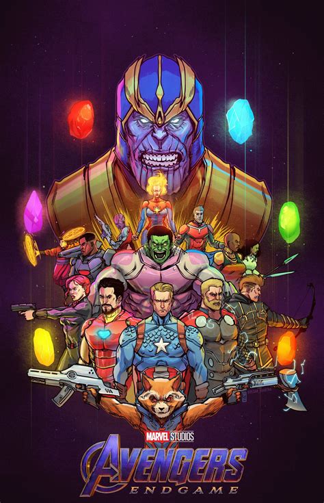 Artstation Avengers Endgame Desar Yuartha Marvel Vingadores