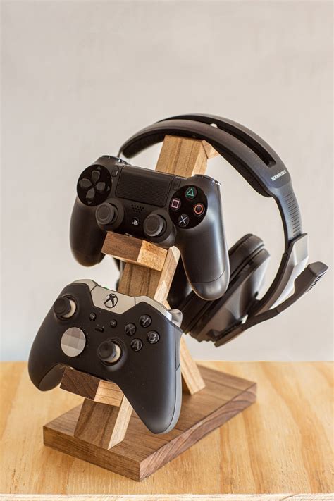 Wooden Controller Stand Headset Stand Etsy Uk