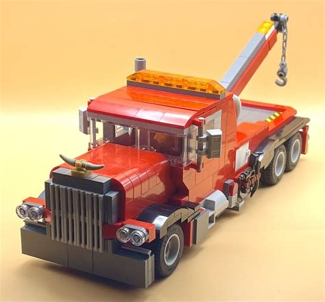 Lego Moc Tow Truck By Ibrickeditup Rebrickable Build With Lego