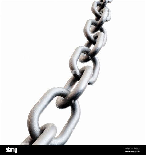 Galvanised Metal Chain Cut Out Stock Images And Pictures Alamy