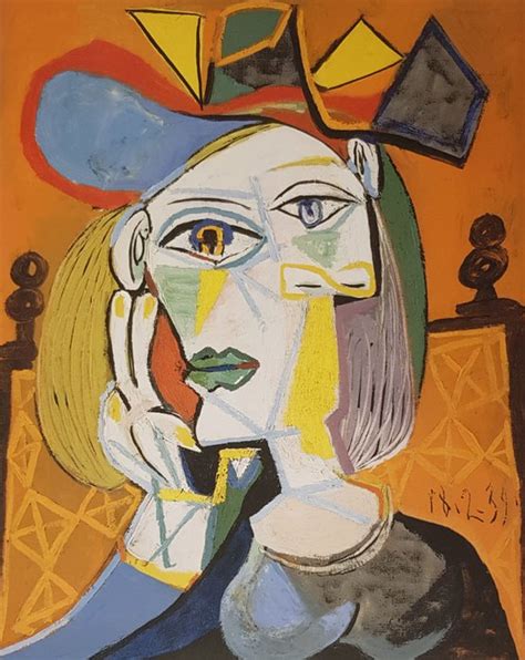 Pablo Picasso After Portrait With Flower Hat Catawiki