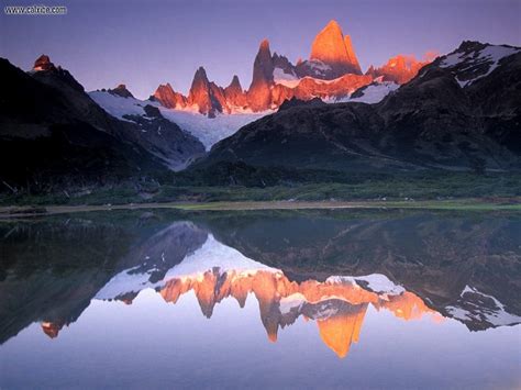 Nature Mount Fitzroy Los Glaciares National Park Patagonian Andes