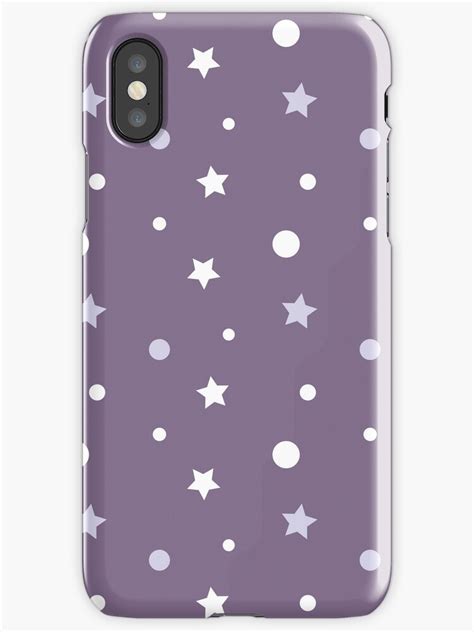 Purple Stars Iphone Cases And Covers By Vac1 Redbubble