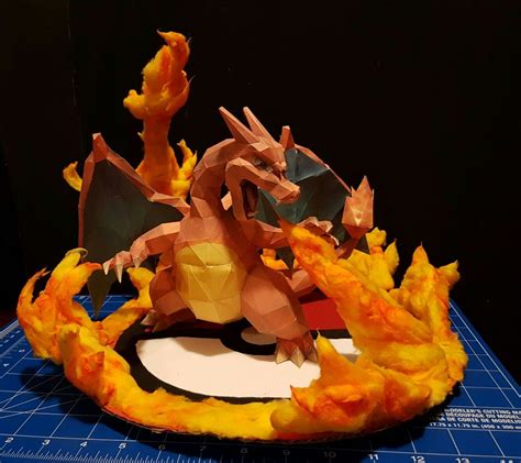 Charizard Papercraft Build Charizard Paper Crafts Pokemon