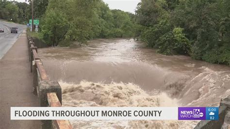 Monroe County Residents Surprised By Overnight Flooding