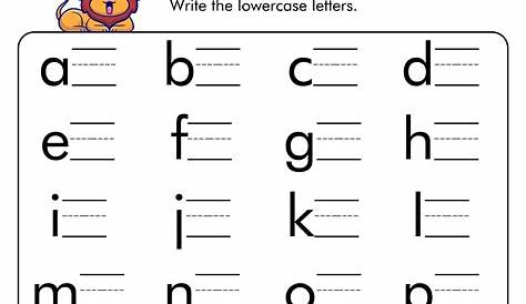 15 Alphabet Letter Practice Worksheets - Free PDF at worksheeto.com
