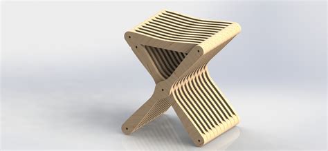 Cnc Router Laser Dxf Files Folding Chair Vectors 2d