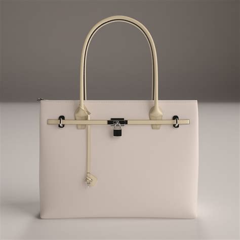 3d Model Luxury Ladies Handbag