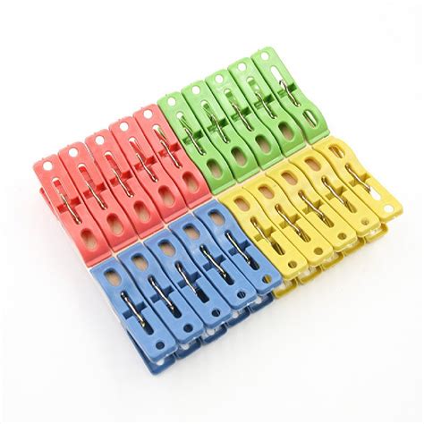 useful 20pcs laundry clothes pins hanging pegs clips heavy duty clothes pegs plastic in clothes