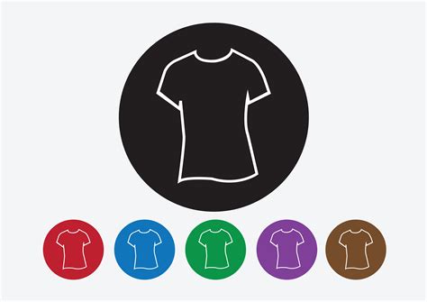 Apparel Shirt And T Shirt Icon Clothing Icons 644329 Vector Art At Vecteezy