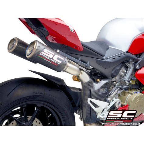 Sc Project Wsbk Titanium Undertail Exhaust System Panigale V4 V4s V4r