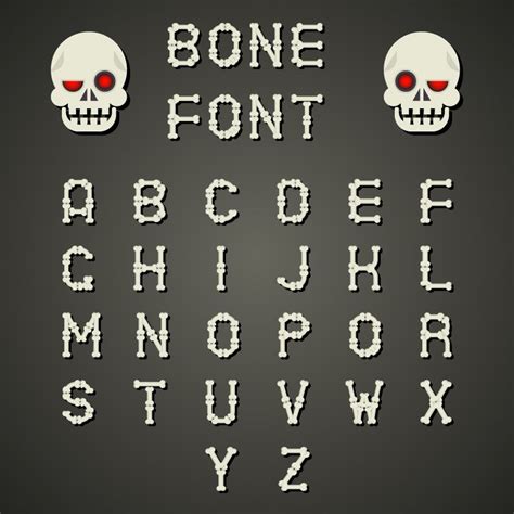 Bone Font Decorative Illustrations Creative Market