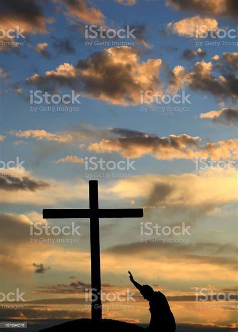 Kneeling At The Cross Stock Photo Download Image Now Istock