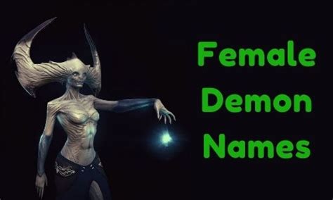 1000 Female Demon Names Funny Unique Famous Badass