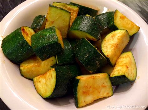 Leave the raw salads, pickles, fritters, and light sautés to the younger, sweeter, more delicate zucchini. Simple Oven Baked Zucchini • Oh Snap! Let's Eat!